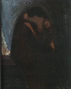 Edvard Munch The Kiss oil painting artist